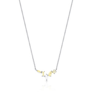 Colar Cristais Geométricos Butter Yellow