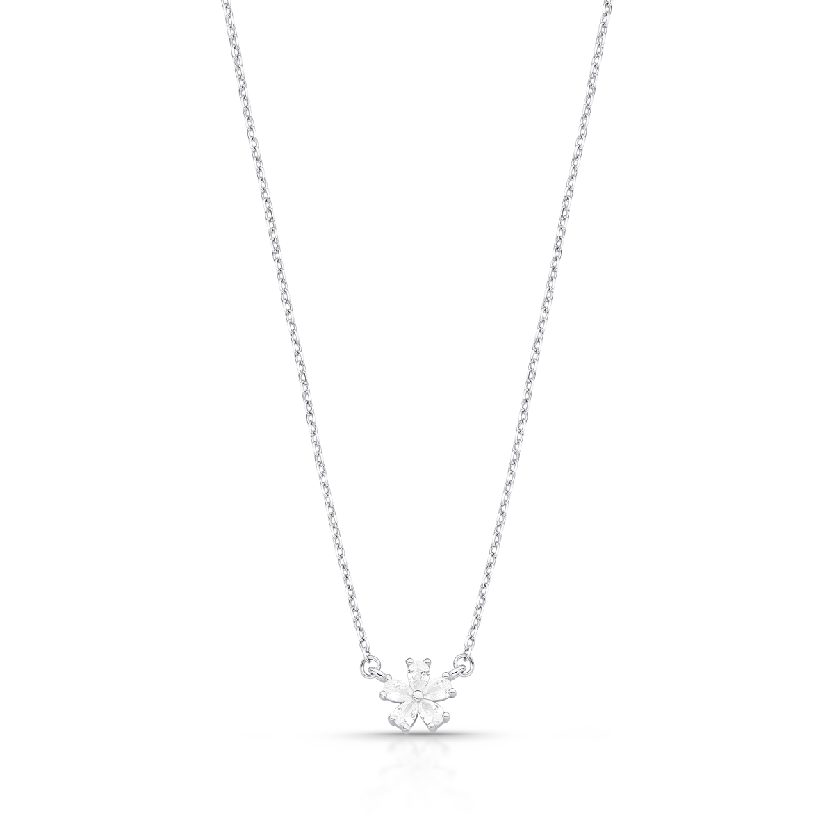 Colar Choker Flor Cristas - Imagem 2