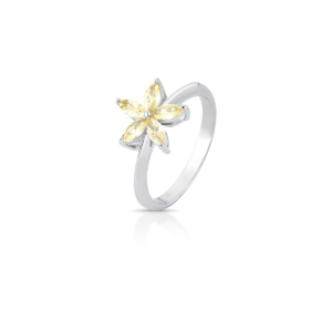 Anel Flor Navete Butter Yellow