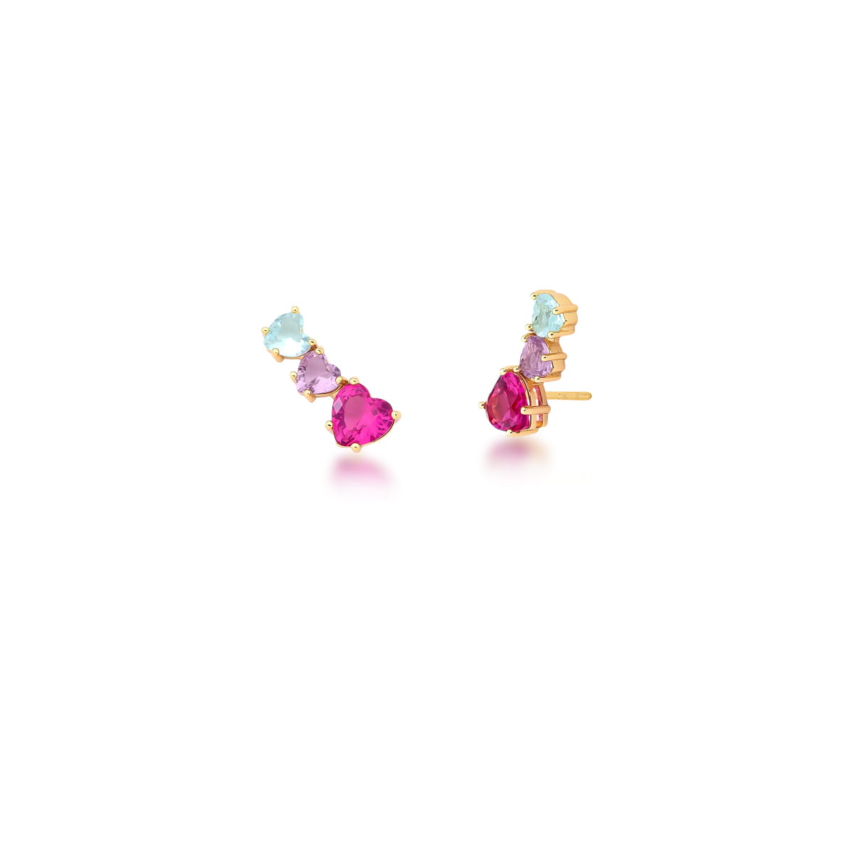 Brinco Ear Cuff Coração